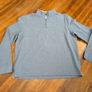 Southern Tide  Quarter-Zip Mens Large Blue Pullover Sweater